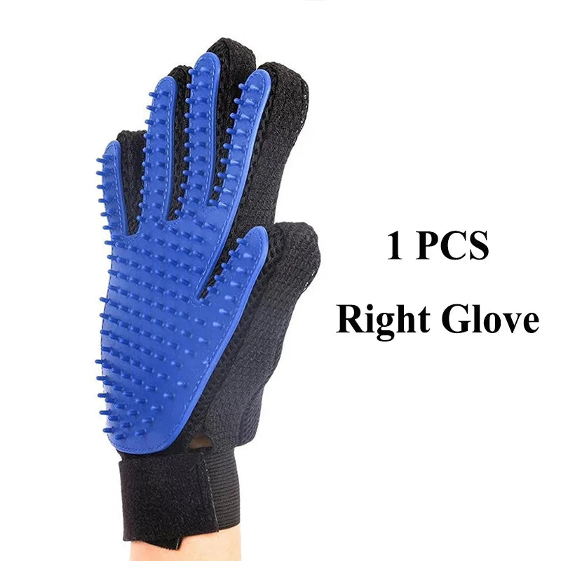 Pet Cat Hair Deshedding Grooming Brush Gloves Dog Cat Bath Beauty Cleaning Massage Floating Hair Remove Comb Gloves for Animal