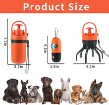 Load image into Gallery viewer, Dog Poop Scooper Set Claw Waste Picker with Leash Clip Poop Bag Dispenser LED Light Portable Hygienic Cleanup Tool for Pet Dogs

