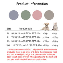 Load image into Gallery viewer, All-season Large Dog Bed House for Cats basket Elastic Big Space Dog Sofa Sleeping Mat Winter Warm Dog Cushion
