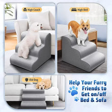 Load image into Gallery viewer, Pet Ladder Dog Cat Ramp Dogs Staircase Detachable and Washable Small Dog Cat Climbing Training Ramp Staircase Ladder Pet Tools
