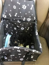 Load image into Gallery viewer, Pet Dog Car Carrier Seat Bag Waterproof Basket Folding Hammock Pet Carriers Bag For Small Cat Dogs Safety Travelling Mesh
