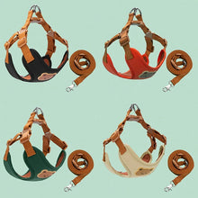 Load image into Gallery viewer, Pet Dog Harness Leash Set Small Medium Dog Cat Vest Breathable Puppy Chest Strap French Bulldog Chihuahua Harness Pet Supplies
