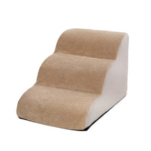 Load image into Gallery viewer, Ramp Stairs Dog Cat Stair Non-Slip Pet Ramp Stairs Dog Ramp for Bed Pet Dog Steps2/3 Tiers Training Stair Removable Washable

