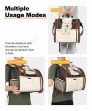 Load image into Gallery viewer, Large Dog Carrier Backpacks,With Load 9KG ,Cat Puppy Carrier Bag for Travel Camping Hiking
