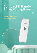 Load image into Gallery viewer, Pet grooming hospital for cats and dogs, low-noise electric push shear, electric waterproof, professional wireless shaving
