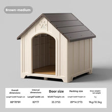 Load image into Gallery viewer, Dog House Outdoor Dogs Kennel Waterproof and Sun-proof Dogs Cage Solid and Firm Dog Accessories Moisture-proof Pet Supplies
