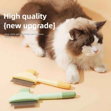 Load image into Gallery viewer, Grooming Comb Cat Accessories Things For Cats Pet Hair Brush Self Cleaning Tool To Remove Knots And Floating Hair Effectively
