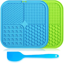 Load image into Gallery viewer, 4in1 Dog Licking Mat Split Puzzle Designed Healthy Slowly Feeding Relief Anxiety Safe Material Washable Feeder Pad Pet Supplies
