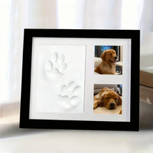 Load image into Gallery viewer, 1pcs DIY Pet Paw Print Memorial Set - Clay Mold &amp; Photo Frame, Souvenir Kit for Dogs &amp; Cats, Perfect Pet Memorial Gift

