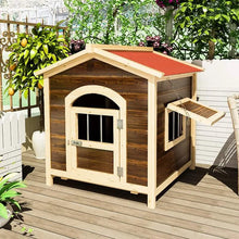 Load image into Gallery viewer, Pet Cages Wooden Outdoor Large Size Dog Houses For Pet Lovers

