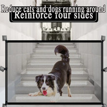 Load image into Gallery viewer, Pet Dog Fence Gate Safe Guard Safety Enclosure Folding Dog Fences Dog Gate The Ingenious Mesh Magic Pet Gate Pet Supplies
