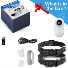 Load image into Gallery viewer, Dog Tracker Collar Cat Camera Sport with Video Records Outdoor Wireless Collar Charging Rotating Magnetic Camera Pet Supplies
