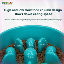 Load image into Gallery viewer, Dog Slow Feeder Slow Food Bowl  Anti-Choking Anti-tipping Delay eating Anti-slip pet food bowl easy to clean Slow down eating
