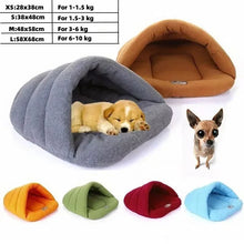 Load image into Gallery viewer, Pet Bed House for Small Dogs Cats Winter Warm Dog Sleeping Beds Caves Nests Fashion Slippers Shaped Dog Kennel Pet Supplies
