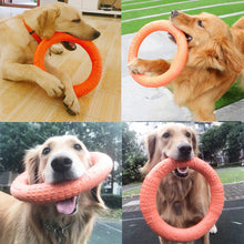 Load image into Gallery viewer, Dog Ring Toys Indestructible Chewing Flying Floating Training Tools Fetch for Small Medium Large Dogs Throwing Catching Flying
