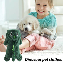 Load image into Gallery viewer, Dinosaur Cat And Dog Hoodies Pet Clothes Funny Costume for Christmas Soft and Warm Pet Clothes Funny Costume for Dog Cat
