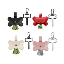 Load image into Gallery viewer, Dog Poop Pickup Bag Dispenser with Leash Clip Pet Waste Bag Dispenser for Dog Pooper Poop Bag Pet Outdoor Cleaning Supplies
