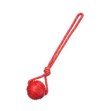 Load image into Gallery viewer, Dog Ball Toys Bouncy Rubber Ball Chew Toys Pet Dog Toy Ball with String Interactive Toys for Big Dog Puppy Games Toys
