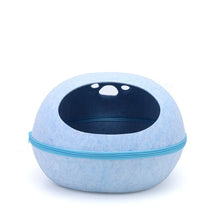 Load image into Gallery viewer, Cat Bed Detachable Natural felt Cat Bed Breathable Cat Cave Dark Gray Cat Bed House With Cushion for Pets Cats Pet Accessories
