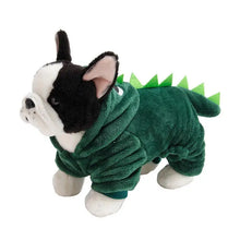 Load image into Gallery viewer, Dinosaur Cat And Dog Hoodies Pet Clothes Funny Costume for Christmas Soft and Warm Pet Clothes Funny Costume for Dog Cat
