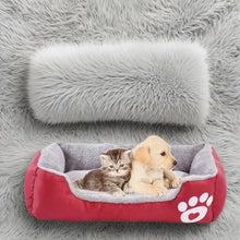 Load image into Gallery viewer, Large Pet House Dog Bed Cat Mat Long Plush Deep Sleeping Warm Soft Small Dog Cushion Calm Beds for Puppy Chihuahua
