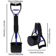 Load image into Gallery viewer, Dog Pooper Scooper Pet Long Handle Jaw Poop Scoop Picker Excrement Collector Clean Tools Outdoor Foldable Animal Feces Cleaner
