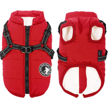 Load image into Gallery viewer, Pet Dog Jacket With Harness Winter Warm Dog Clothes For Labrador Waterproof Big Dog Coat Chihuahua French Bulldog Outfits
