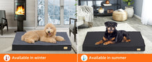 Load image into Gallery viewer, Large Orthopaedic Dog Bed Waterproof Cushion Pet Mattress 2 In 1 Pet Dog Crate Bed with Removable Washable Cover Indoor Outdoor
