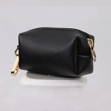 Load image into Gallery viewer, Pet poop bag dispenser dog garbage bag bag PU leather outdoor portable dog walking poop collection box
