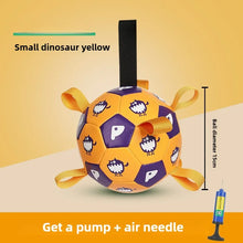 Load image into Gallery viewer, Dog outdoor chewing toy that is durable, bite-resistant and makes sound - inflatable football toy
