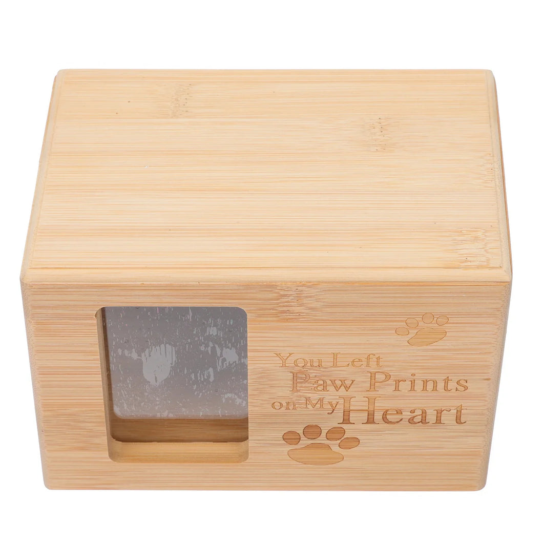 Memorial Gifts Pet Urn for Cinerary Casket Ash Jar Funeral Supplies Bamboo Urns Creative Cats Dog