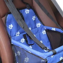 Load image into Gallery viewer, Pet Dog Car Carrier Seat Bag Waterproof Basket Folding Hammock Pet Carriers Bag For Small Cat Dogs Safety Travelling Mesh
