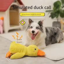 Load image into Gallery viewer, Dog Toy Stomping Duck Bite Resistant Grinding Teeth Cleaning Large Dog Interactive Entertainment Puppy Boredom Pet Plush Toy
