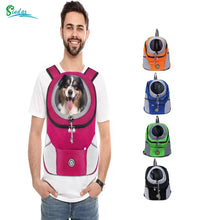 Load image into Gallery viewer, Dog Carrier Bag Pet Dog Transport Backpack For Small Dogs Travel Breathable Dog Carrier Puppy Carrier Pets Carrying Supplies
