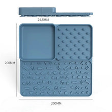 Load image into Gallery viewer, 4in1 Dog Licking Mat Split Puzzle Designed Healthy Slowly Feeding Relief Anxiety Safe Material Washable Feeder Pad Pet Supplies
