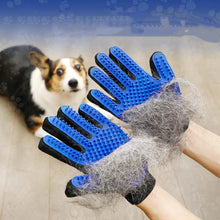 Load image into Gallery viewer, A pair of pet grooming gloves - gentle brush removal, suitable for dogs and cats - massage stimulation loop - easy to use
