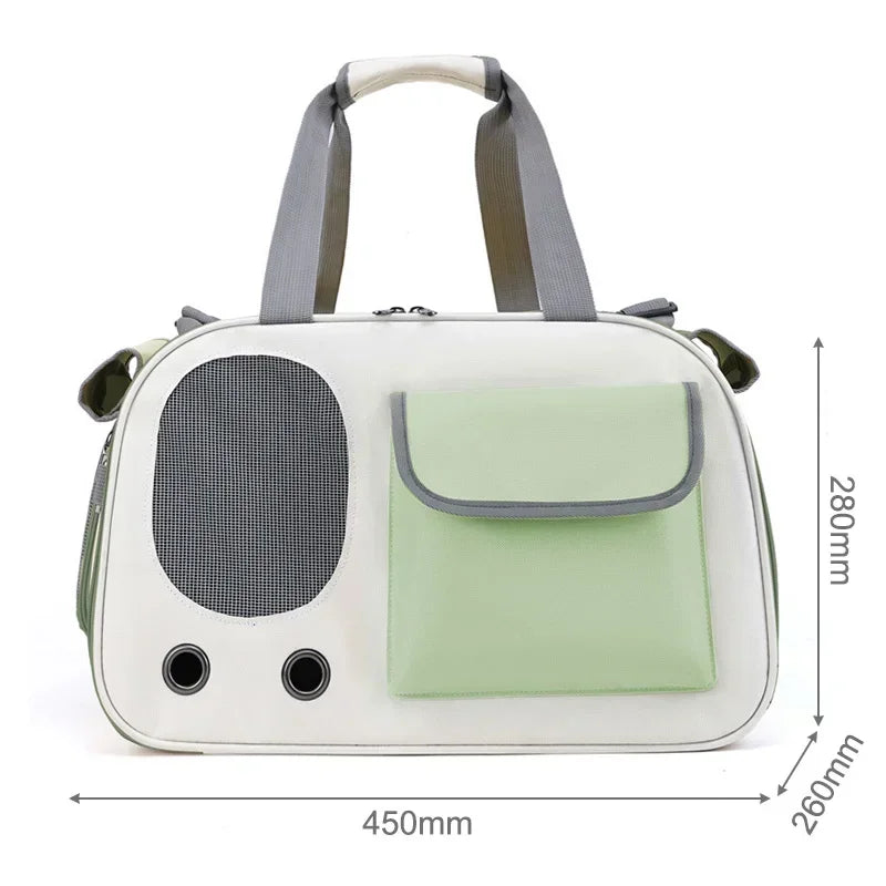 Pet Cat Carrying Bag Pet Dog Carrier Bag Cat bag outdoor bag Large capacity single shoulder diagonal dog bag Pet Supplies