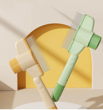 Load image into Gallery viewer, Dog Cat Grooming Brush - One-Click Hair Remover, Deshedding Massage Comb for Pets, Reusable Pet Hair Brush Self-Cleaning
