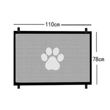 Load image into Gallery viewer, Dog Gate for Stairs - Pet House Screen Door with 4 Hooks, Indoor Safety Fence Barrier, Stairway Pet Gate for Dogs Cats
