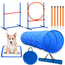 Load image into Gallery viewer, Dog agility training equipment, dog obstacle training jumping pole, combined hurdle trainer, pet supplies
