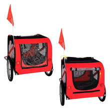 Load image into Gallery viewer, Outdoor Dog Carriers Small Trailer Portable Folding Storage Small Medium Dogs Travel Bicycle Trailer Dog Supplies Pet Products
