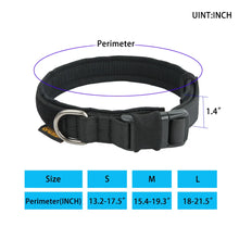 Load image into Gallery viewer, Dog Collar Durable Tactical Pet Collar  Adjustable Nylon Collars Medium Large Dog German Shepherd Training Collar s Accessories
