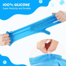 Load image into Gallery viewer, Pet Grooming Bathing Gloves Dog Cat Bathing Shampoo Massaging Cleaning Cleanner Sponge Silicon Hair Removal Glove
