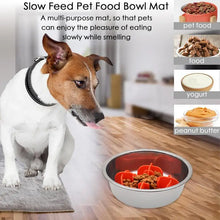 Load image into Gallery viewer, Pet Bowl Slow Feeder | Silicone Dog Slow Feeder Bowl Large Breed | Pet Slower Food Feeding Dishes Interactive Bloat Stop Dog Bow

