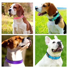Load image into Gallery viewer, Dog Collar Reflective Adjustable Breathable Nylon Soft Padded DurableePet Collar for Small Medium Large Dog Bone Rope
