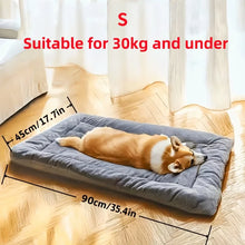 Load image into Gallery viewer, Dog bed mat Large Size Sleeping Pad For winter use keep warm Double-sided Use Golden Retriever stress-relieving Sleeping Pad

