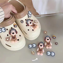 Load image into Gallery viewer, 1 Set Cute Dogs Shoes Accessories Boys Girls Sandals Garden Shoe Buckle Decorations Fit Charm
