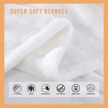 Load image into Gallery viewer, 1pc Golden Retriever Print Flannel Throw Blanket - Soft Warm Cozy Texture, Retro Dog Design on White Background
