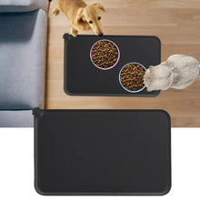 Load image into Gallery viewer, Pet Supplies Silicone Dog Bowl Mat with High Lips Non-Stick Waterproof Food Feeding Pad Puppy Feeder Tray Water Cushion Placemat
