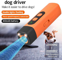 Load image into Gallery viewer, Anti Bark Device for Dogs with Torch LED Flashlight Ultrasonic Dog Repeller Barking Devices Stop Bad Behavior Dog Trainers Tool

